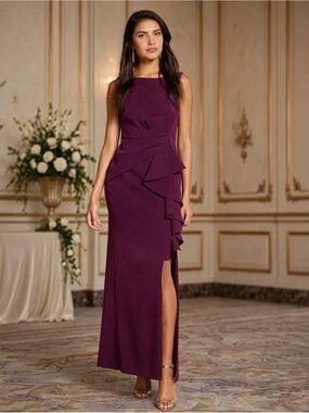 Eliza J Women's Burgundy and Purple Dress size 6 new with tags